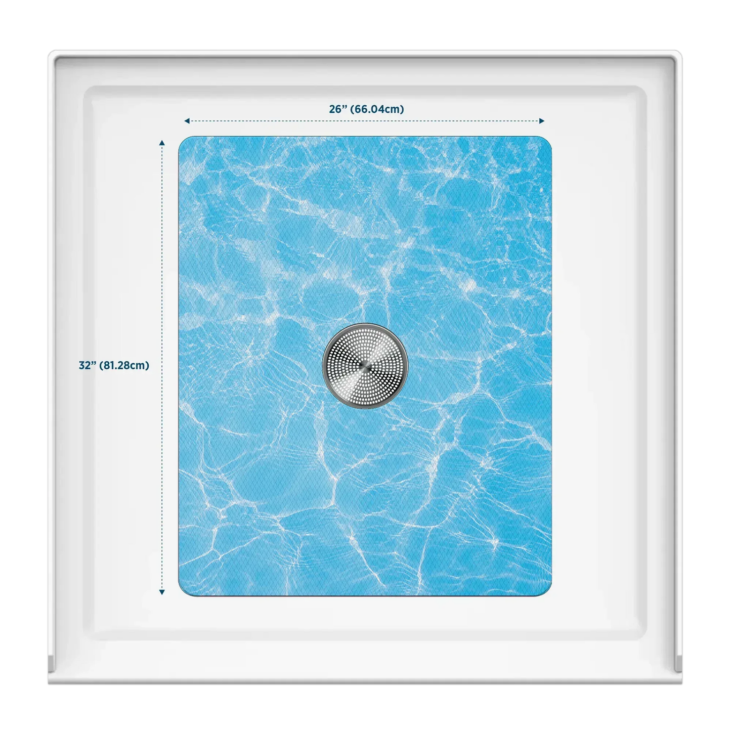 Shower Mat (w/ Drain Hole) - Kahuna Grip