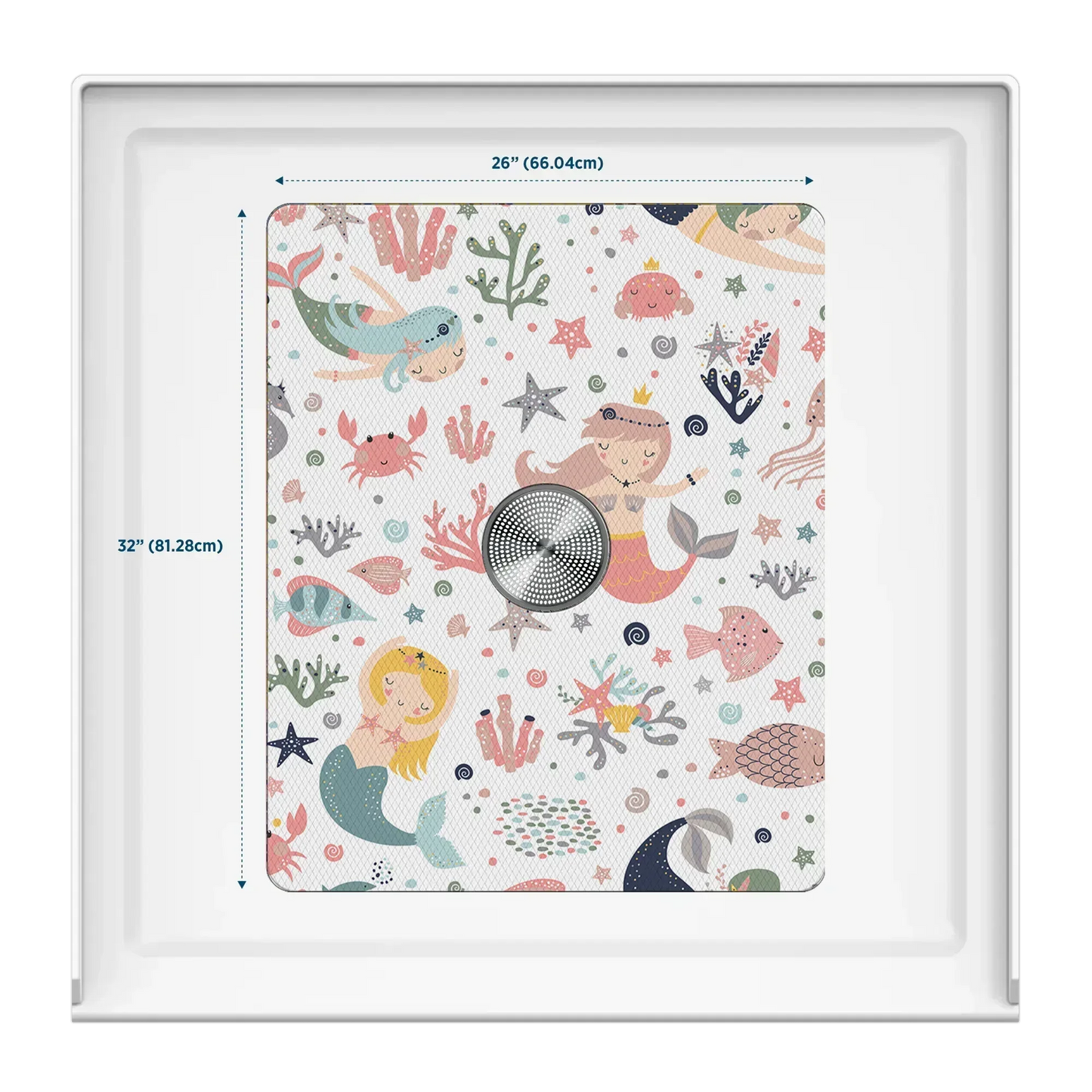 Shower Mat (w/ Drain Hole) - Kahuna Grip