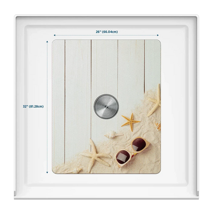 Shower Mat (w/ Drain Hole) - Kahuna Grip