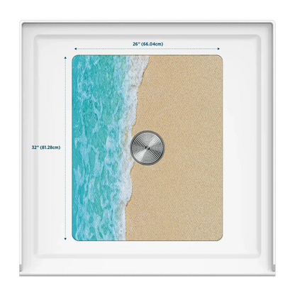Shower Mat (w/ Drain Hole) - Kahuna Grip