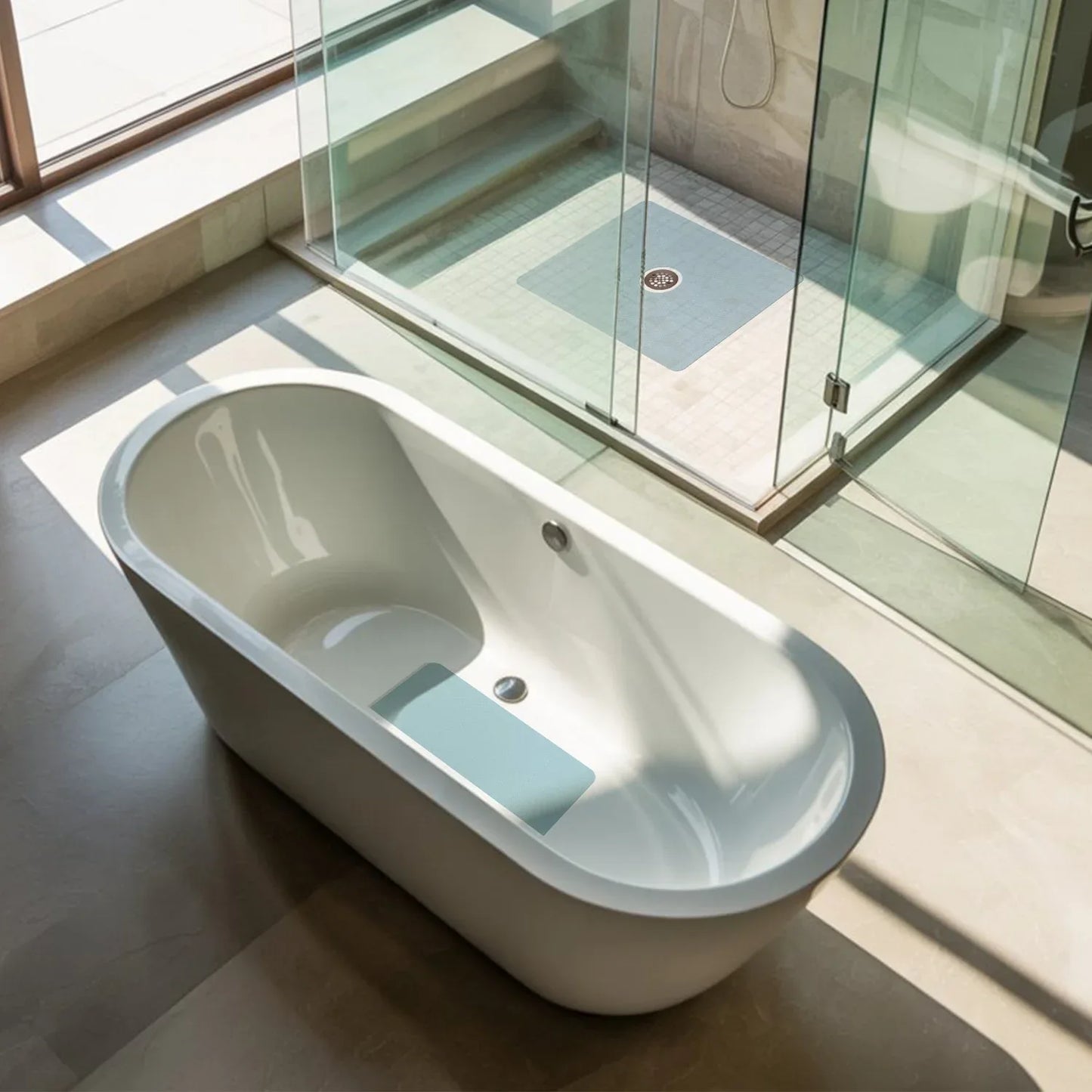 Anti-Slip Traction Mat for Bathtub and Shower Floors