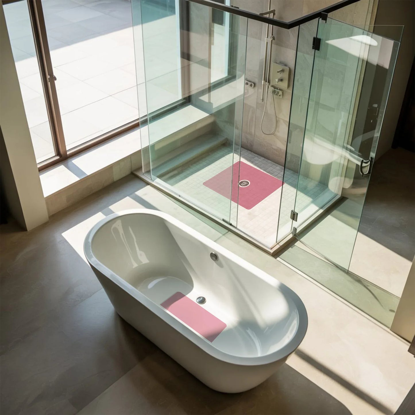Anti-Slip Traction Mat for Bathtub and Shower Floors