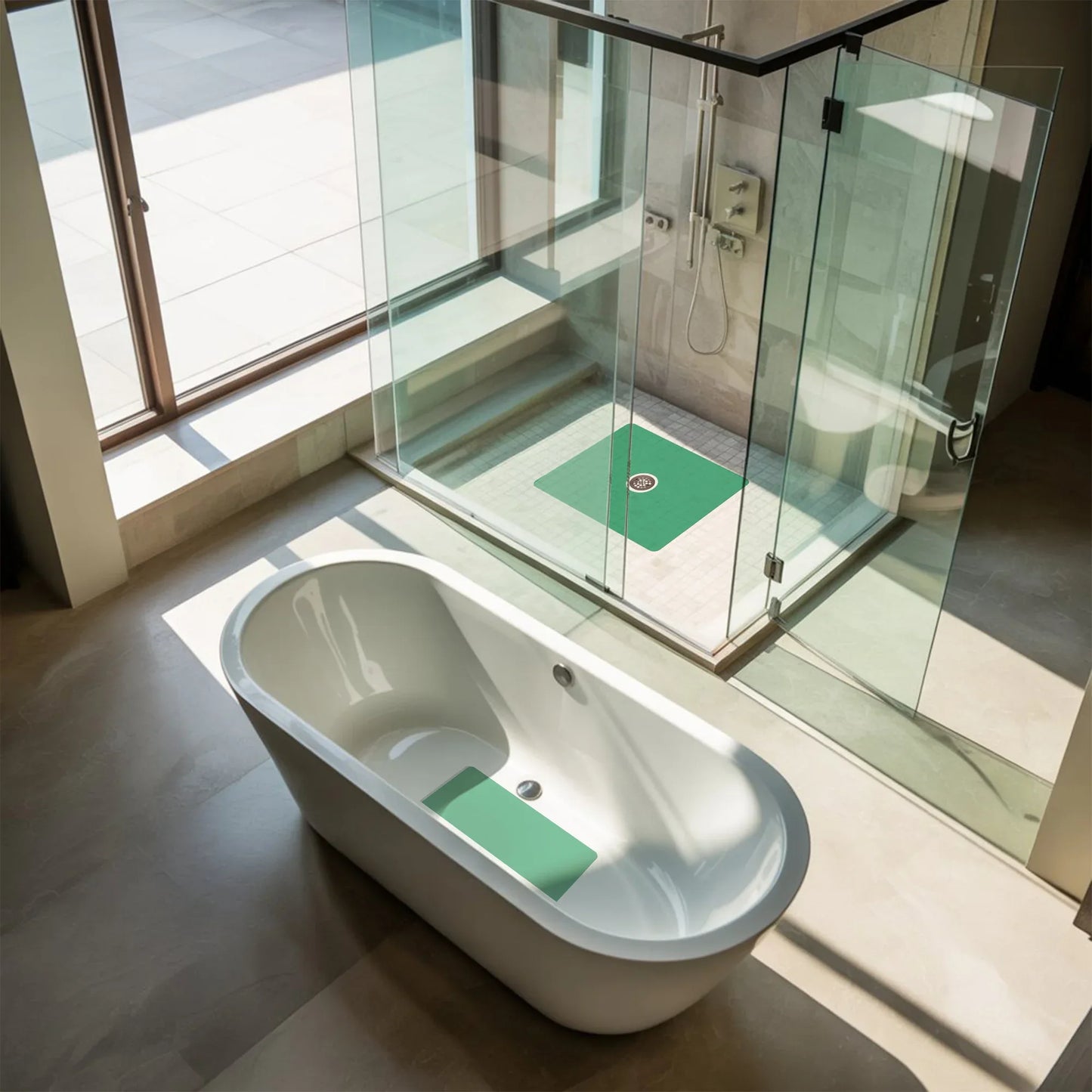 Anti-Slip Traction Mat for Bathtub and Shower Floors