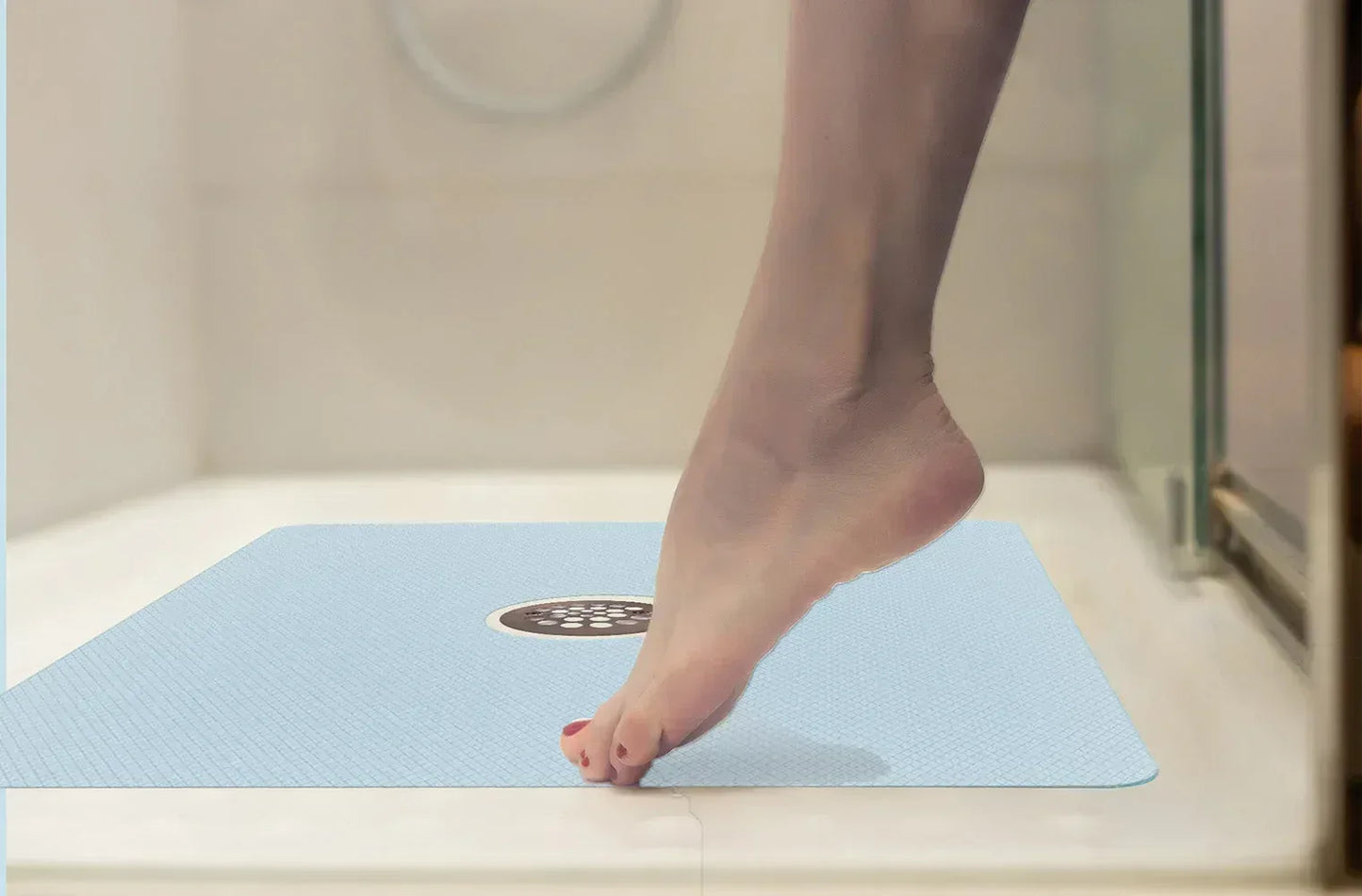 Shower Mat (w/ Drain Hole) - Kahuna Grip