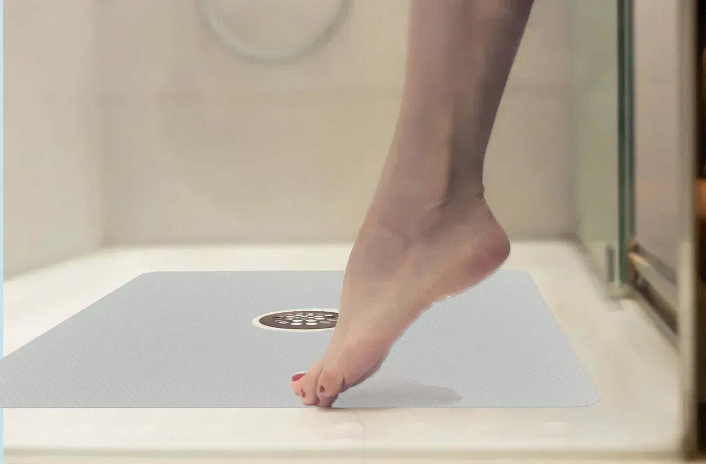 Shower Mat (w/ Drain Hole) - Kahuna Grip