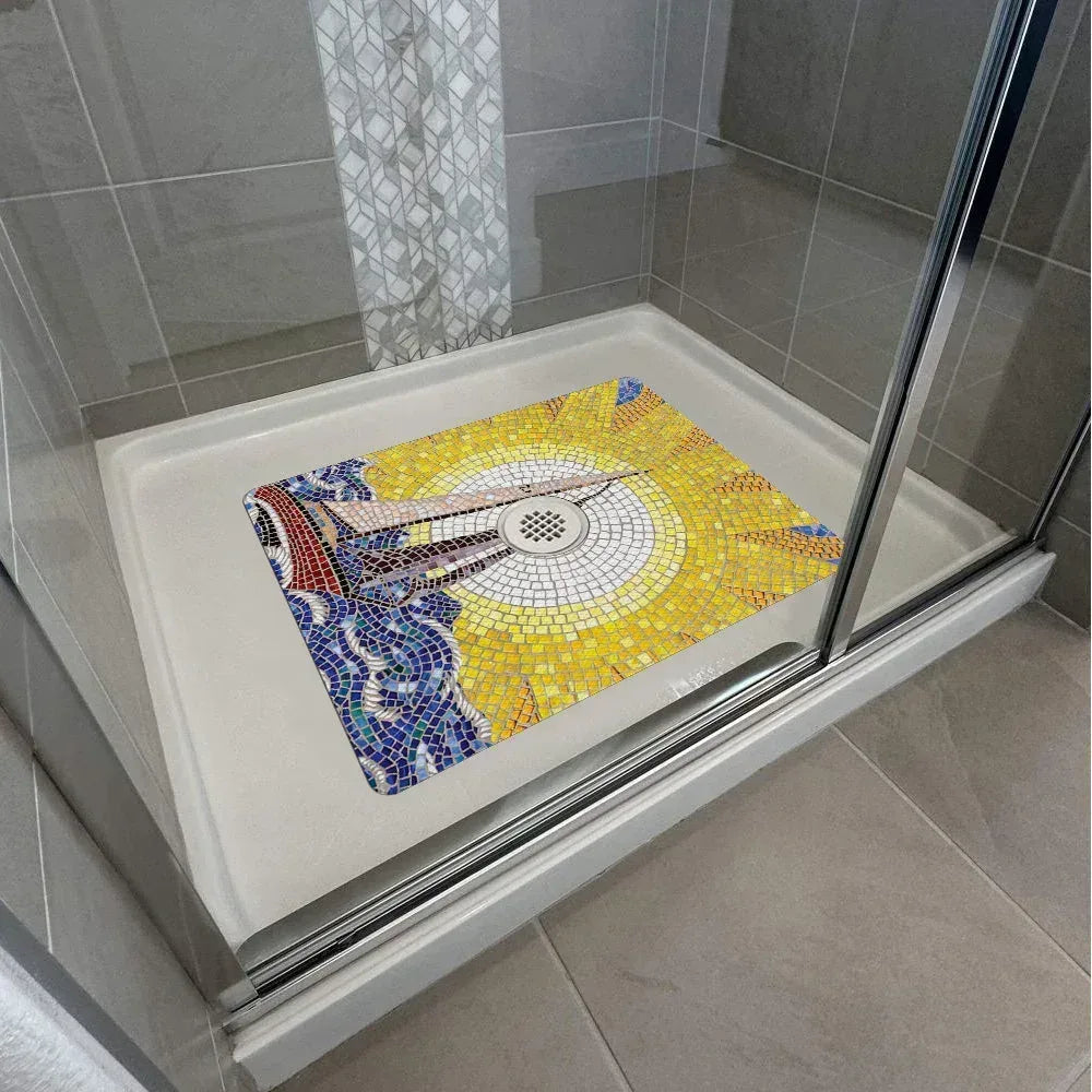 Shower Mat (w/ Drain Hole) - Kahuna Grip