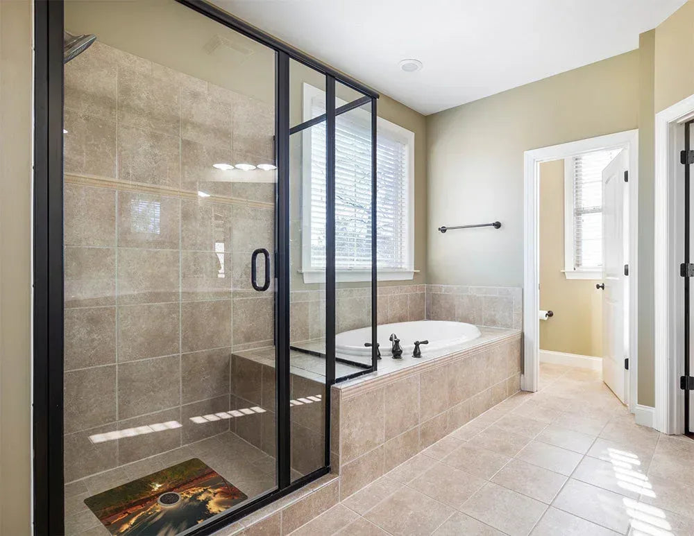 Shower Mat (w/ Drain Hole) - Kahuna Grip