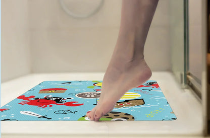 Shower Mat (w/ Drain Hole) - Kahuna Grip