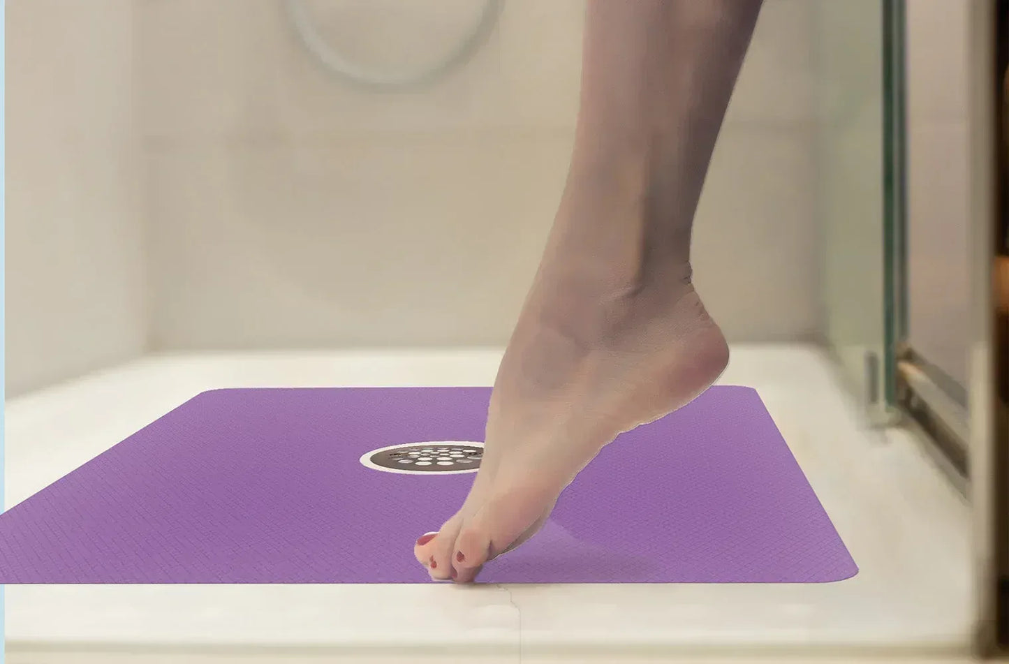 Shower Mat (w/ Drain Hole) - Kahuna Grip