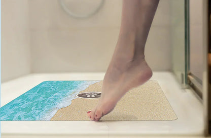 Shower Mat (w/ Drain Hole) - Kahuna Grip