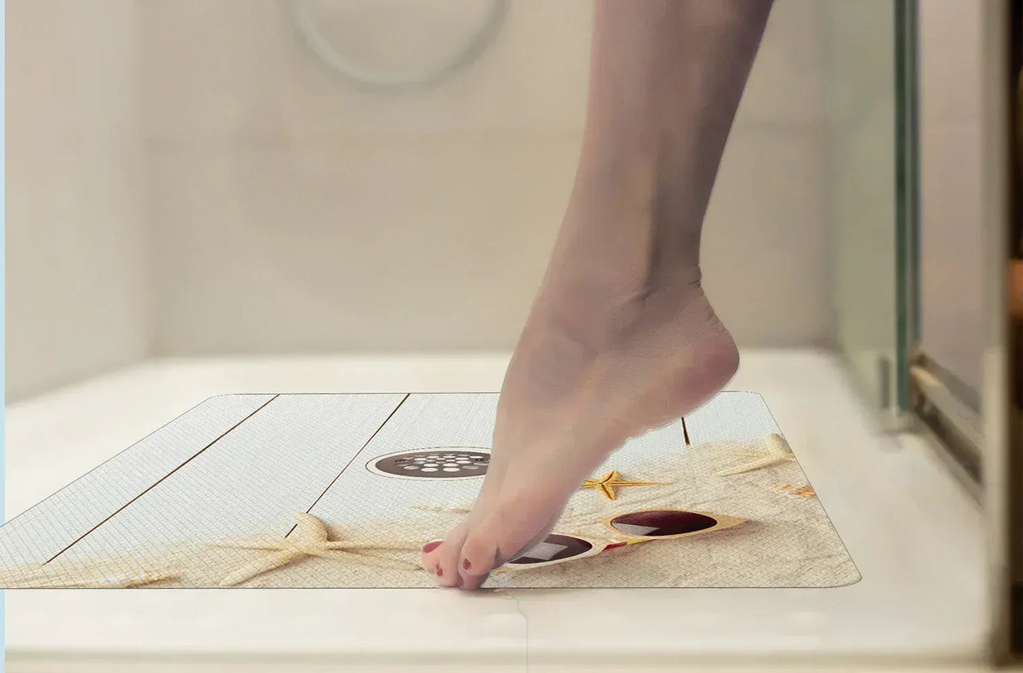 Shower Mat (w/ Drain Hole) - Kahuna Grip