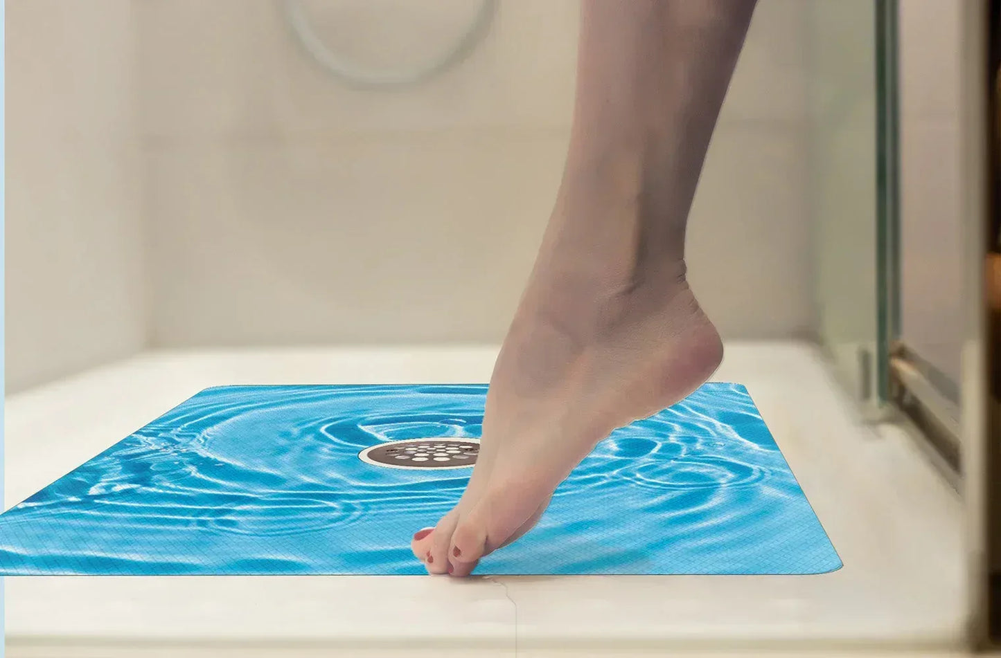 Shower Mat (w/ Drain Hole) - Kahuna Grip