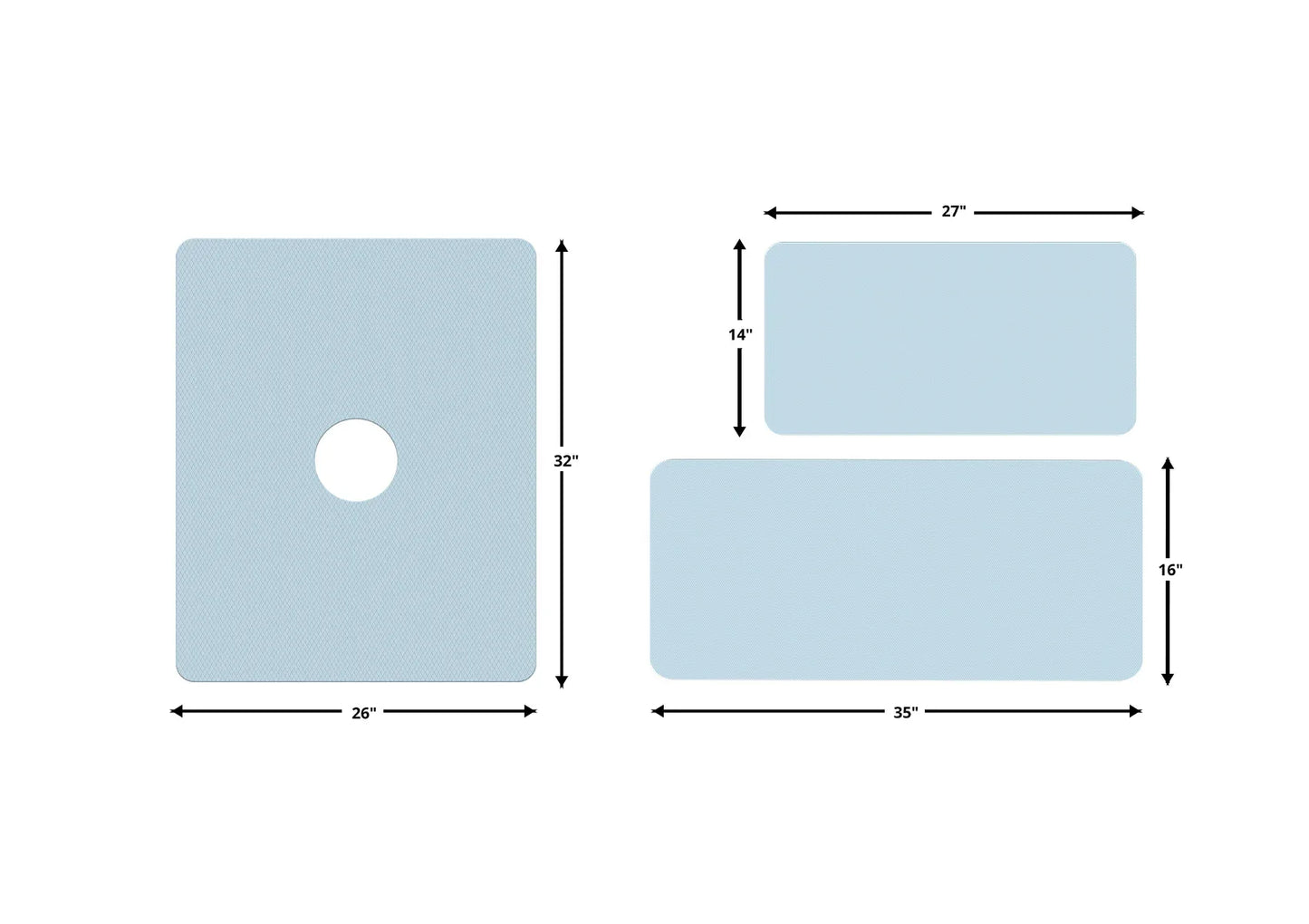 Anti-Slip Traction Mat for Bathtub and Shower Floors