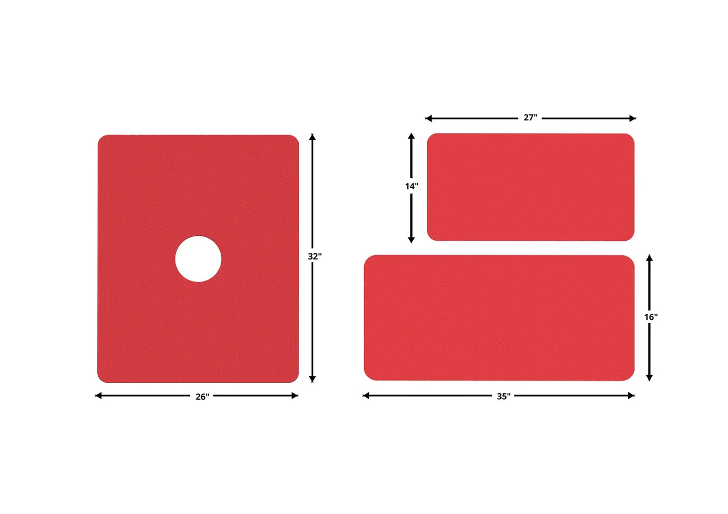 Anti-Slip Traction Mat for Bathtub and Shower Floors